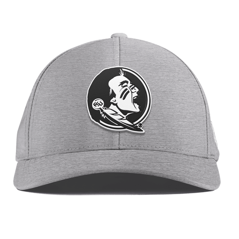 Florida State University "Vintage FSU Team Logo" Curved Performance Heather Gray