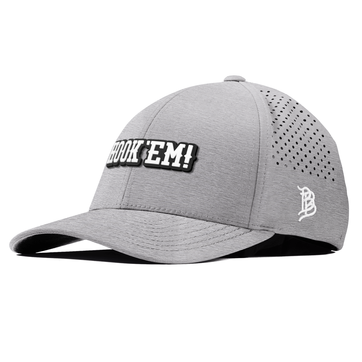University of Texas "Vintage Hook'Em Horns" Curved Performance Heather Gray