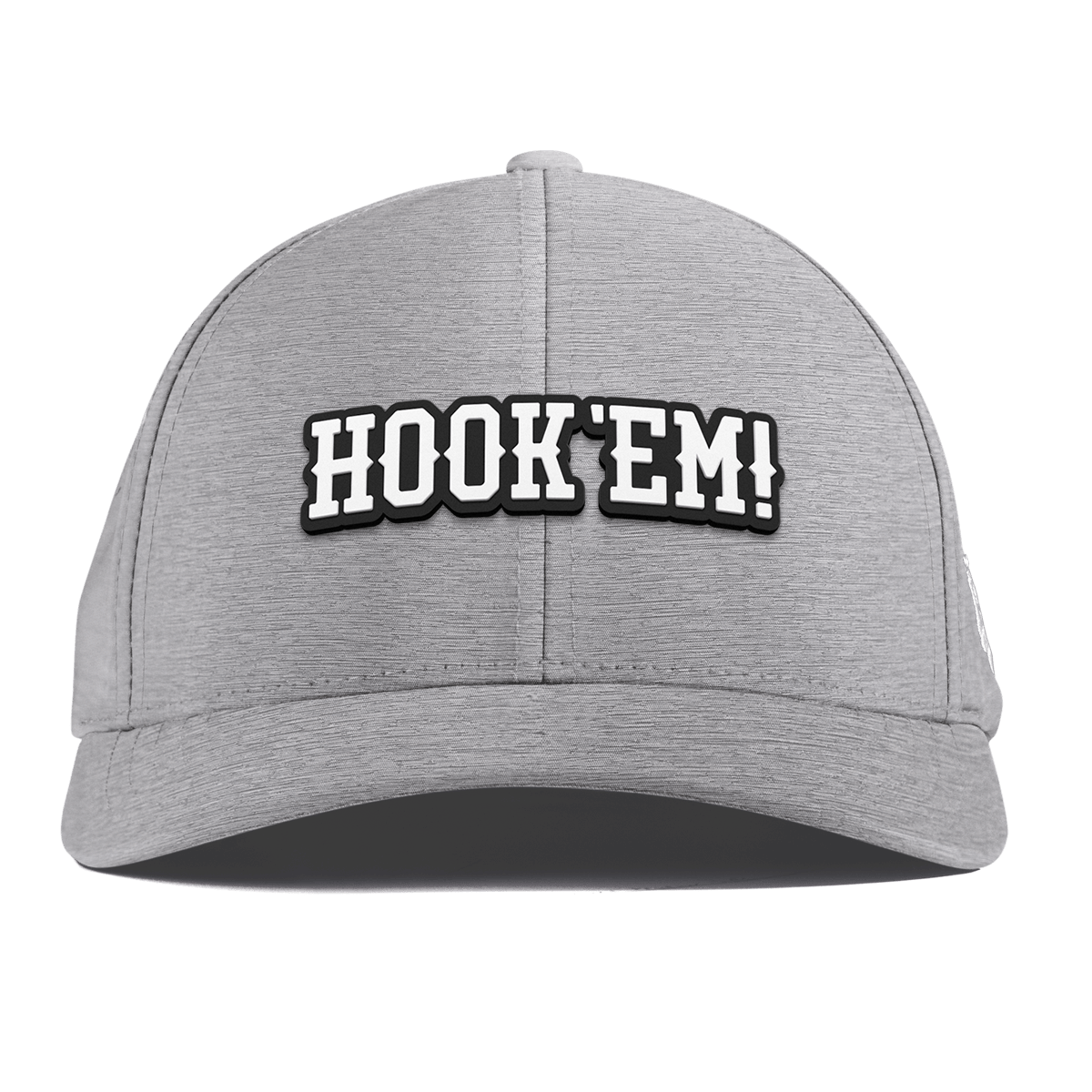 University of Texas "Vintage Hook'Em Horns" Curved Performance Heather Gray