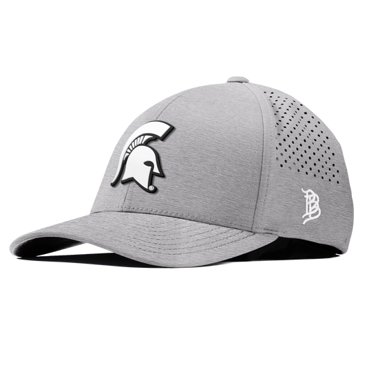 Michigan State University "Vintage MSU Team Logo" Curved Performance Heather Gray