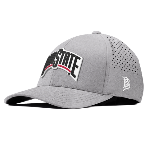 Ohio State University "Vintage Ohio State Block" Curved Performance Heather Gray