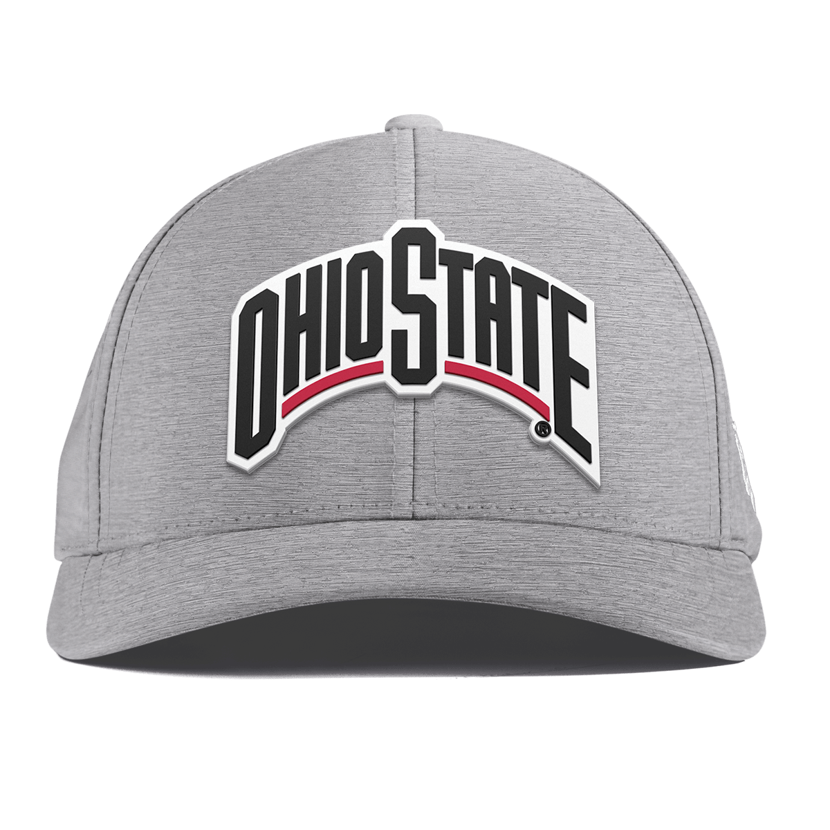 Ohio State University "Vintage Ohio State Block" Curved Performance Heather Gray