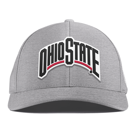 Ohio State University "Vintage Ohio State Block" Curved Performance Heather Gray