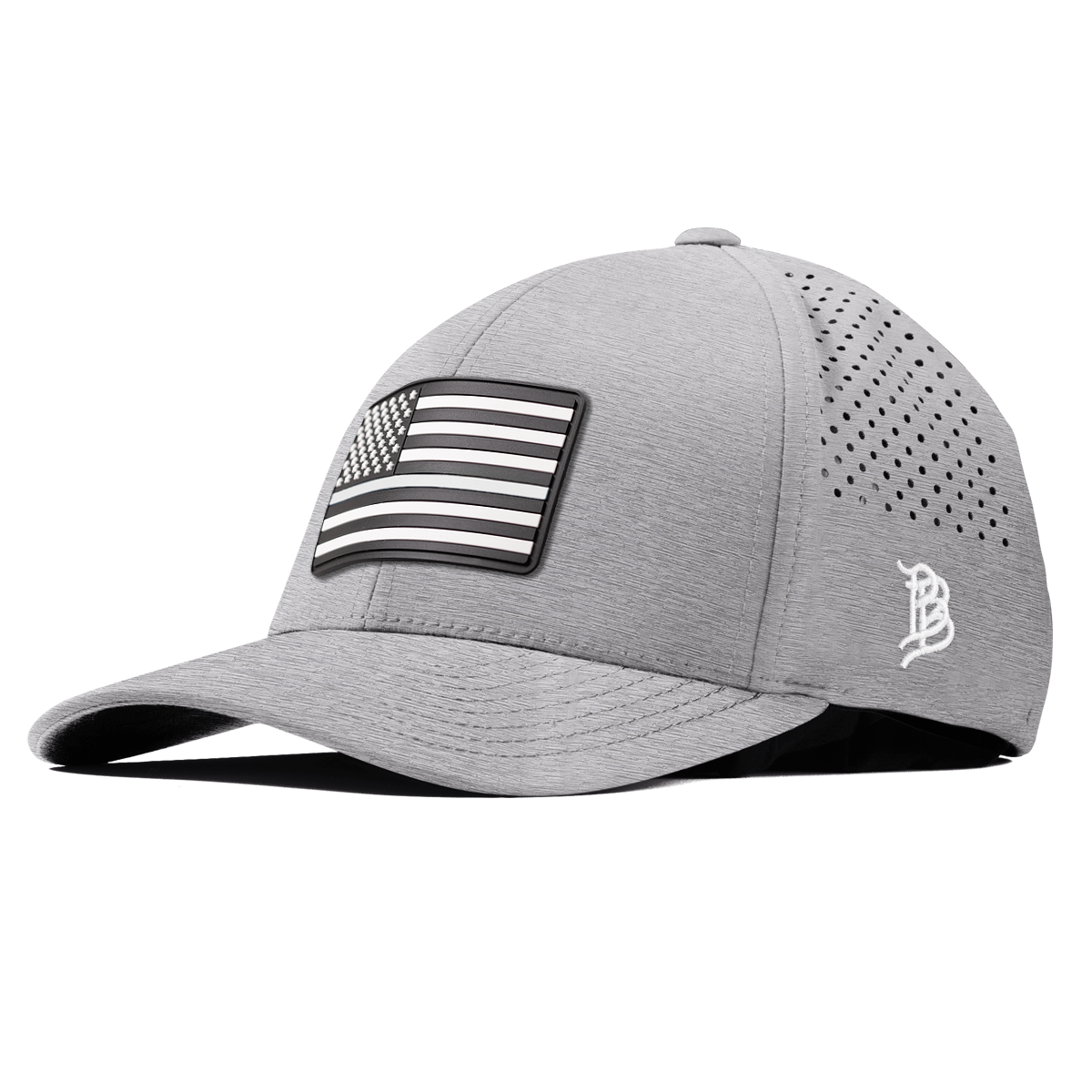 Vintage Old Glory Curved Performance Heather Gray