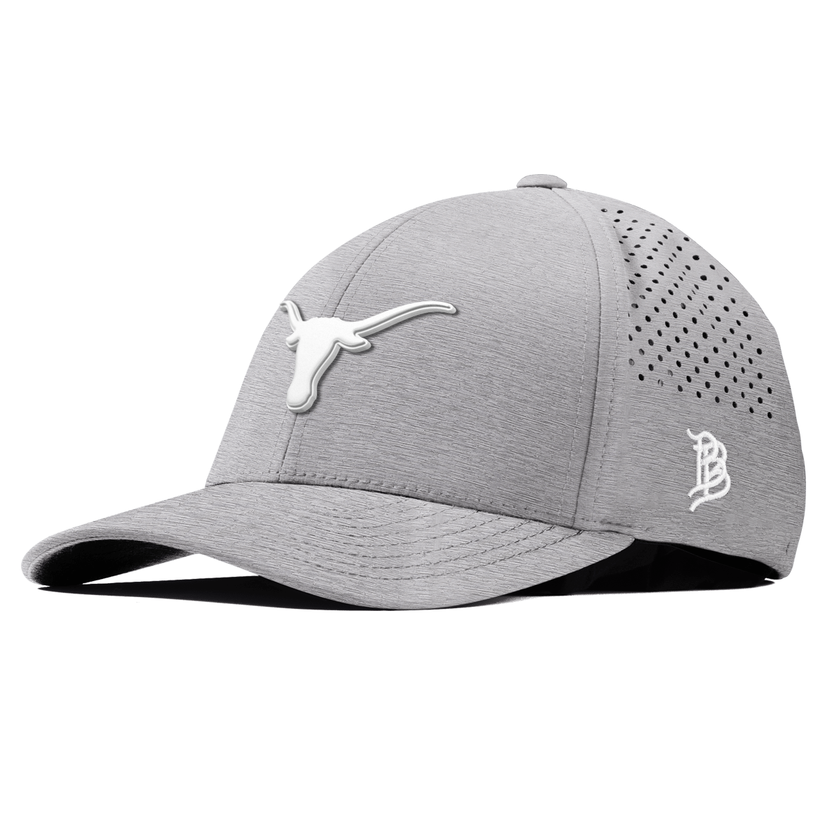 University of Texas "Vintage Texas Longhorn" Curved Performance Heather Gray