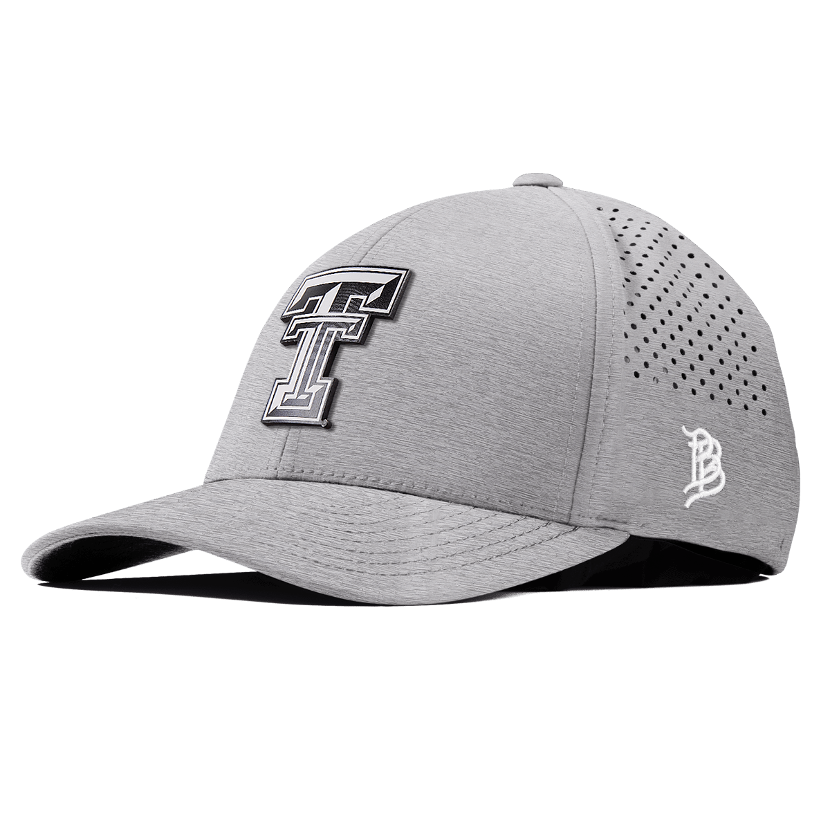 Texas Tech University "Vintage Texas Tech" Curved Performance Heather Gray