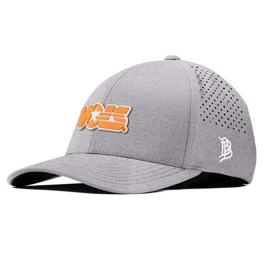 University of Tennessee "Tennessee Vols Block" Curved Performance Heather Gray
