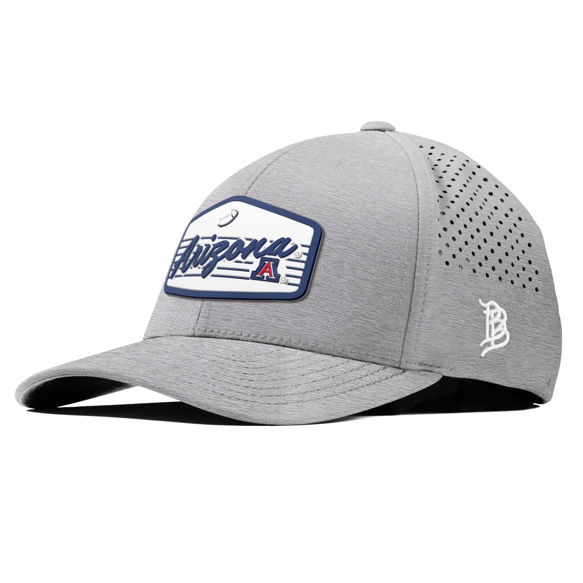 University of Arizona "Wildcats Football" Curved Performance Heather Gray