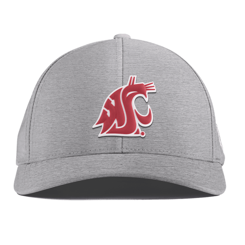 Washington State University "Washington State Team Logo" Curved Performance Heather Gray