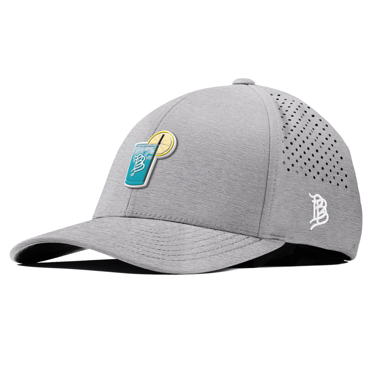 Water Hazard Curved Performance Heather Gray