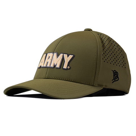 Army "Army West Point Gold Block" Curved Performance Loden