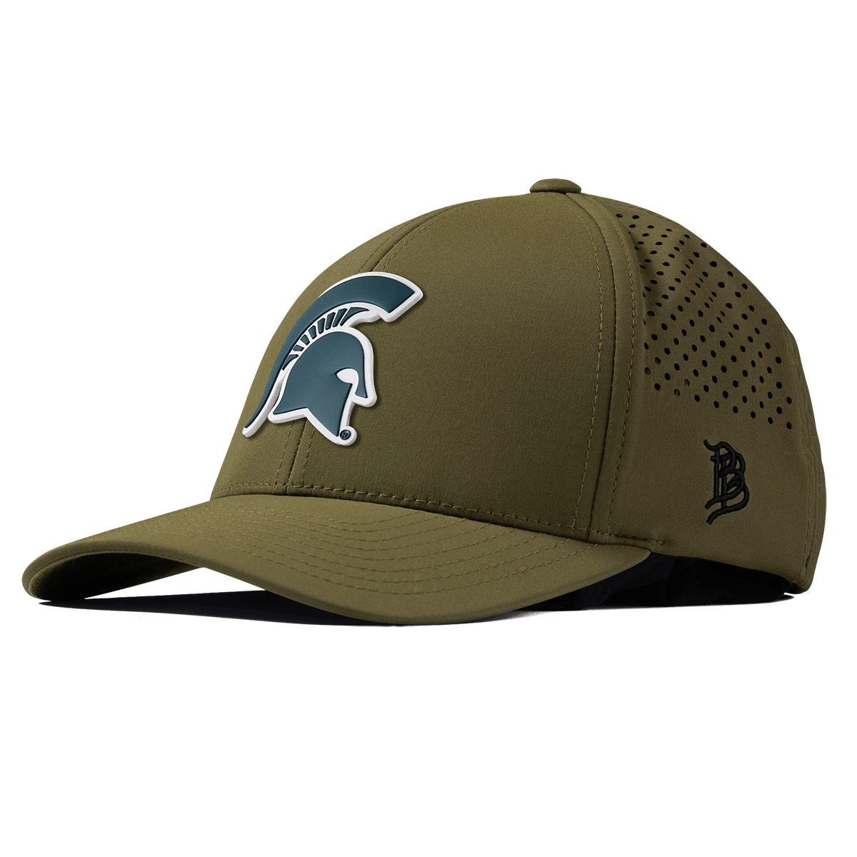 Michigan State University "Michigan State Spartan" Curved Performance Loden