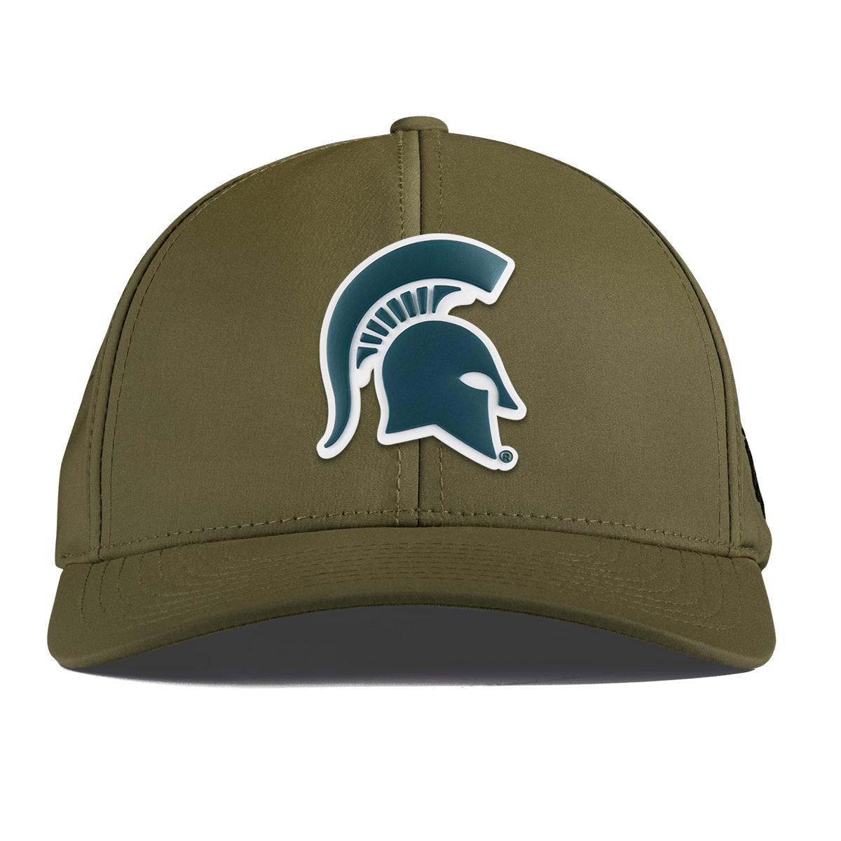 Michigan State University "Michigan State Spartan" Curved Performance Loden