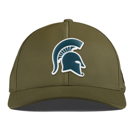 Michigan State University "Michigan State Spartan" Curved Performance Loden