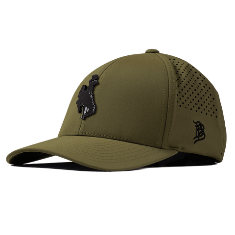 University of Wyoming "Midnight Wyoming Cowboy" Curved Performance Loden