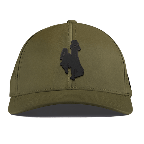 University of Wyoming "Midnight Wyoming Cowboy" Curved Performance Loden