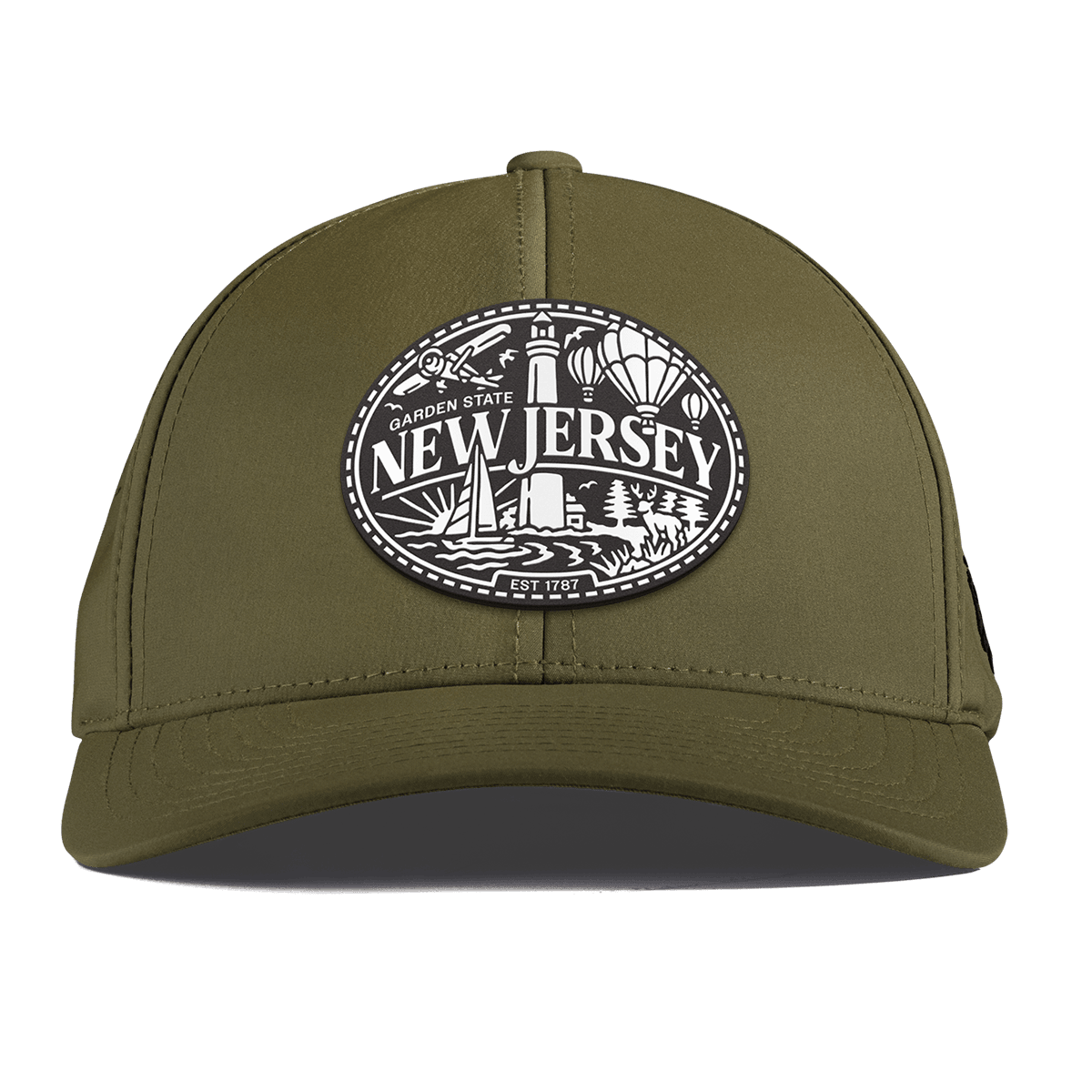 New Jersey Traveler Curved Performance Loden
