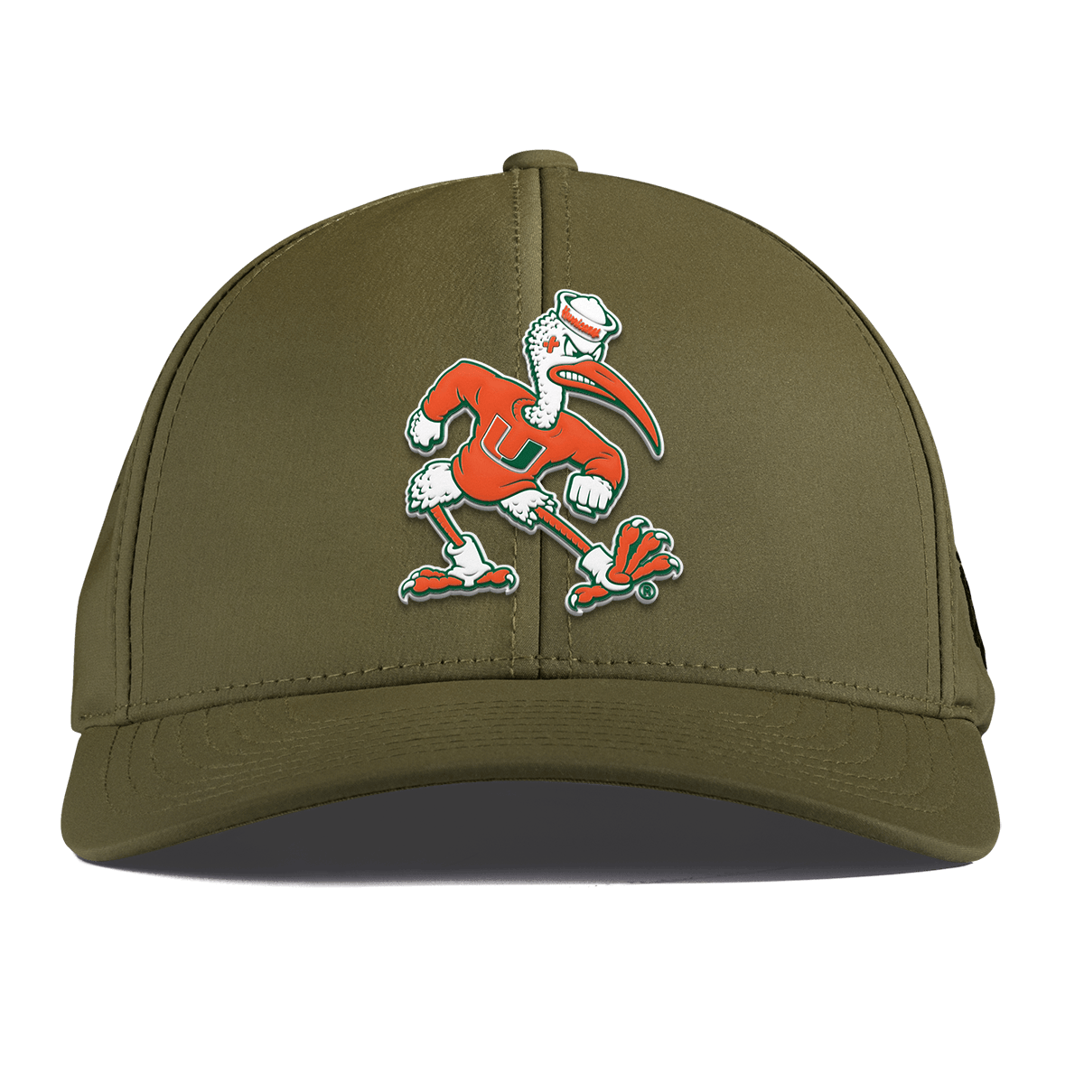 University of Miami "Sebastian the Ibis" Curved Performance Loden