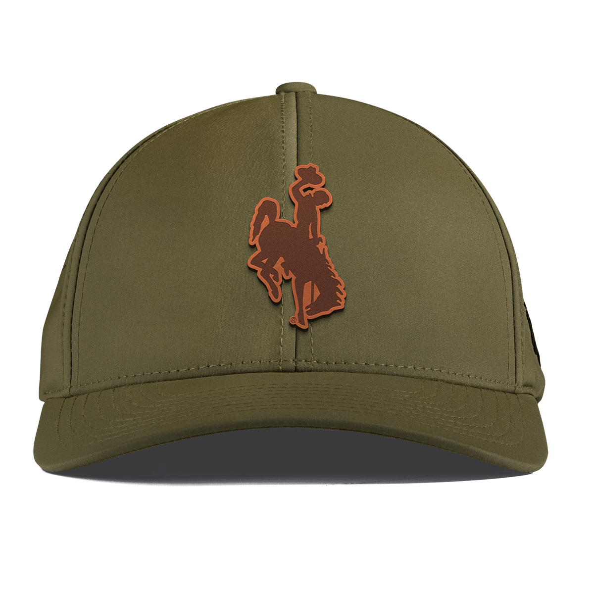 University of Wyoming "Wyoming Cowboy Dark" Curved Performance Loden