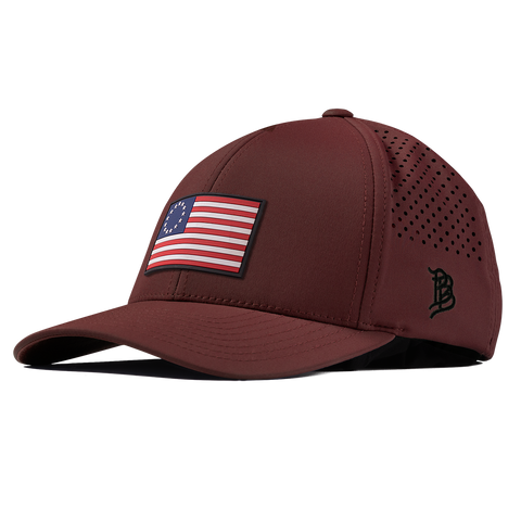 1776 PVC Curved Performance Maroon