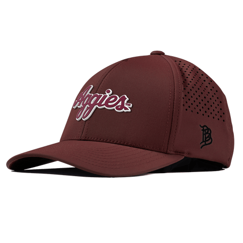 Texas A&M University "Aggies Script" Curved Performance Maroon