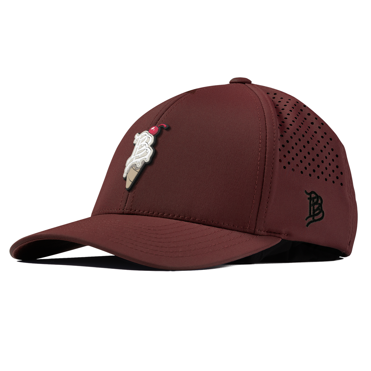 BB Drip Cone Curved Performance Maroon