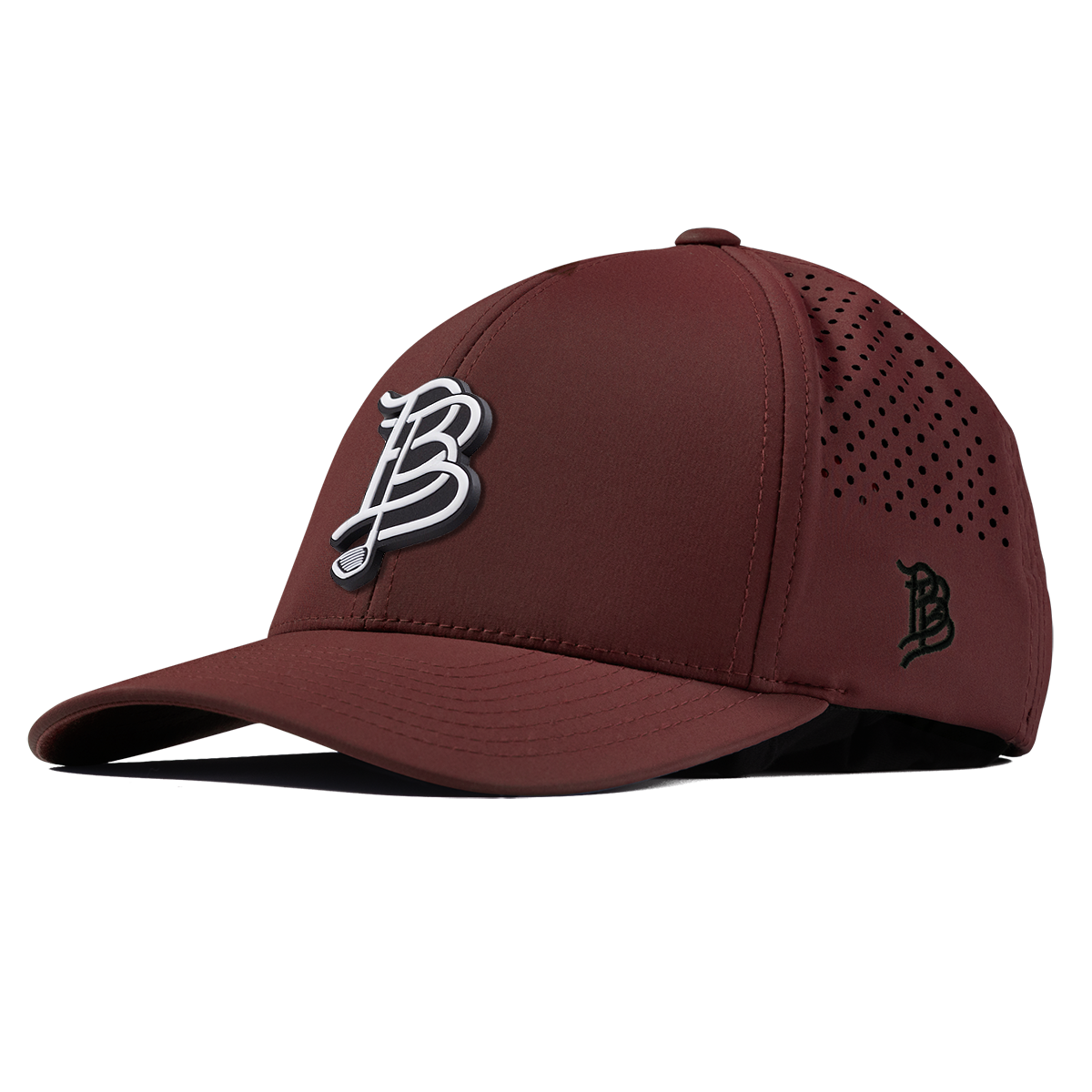 BB Golf Cutout PVC Curved Performance Maroon