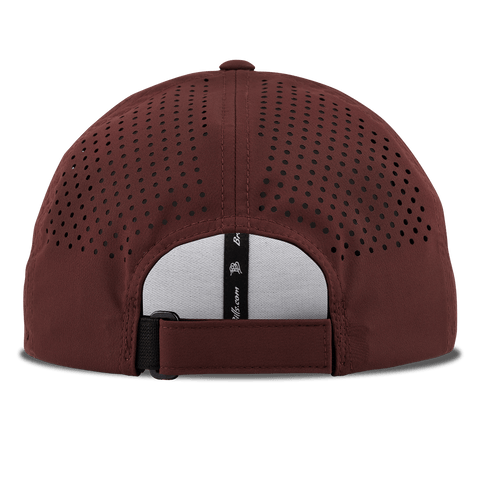 Spooky Glow Curved Performance Back Maroon
