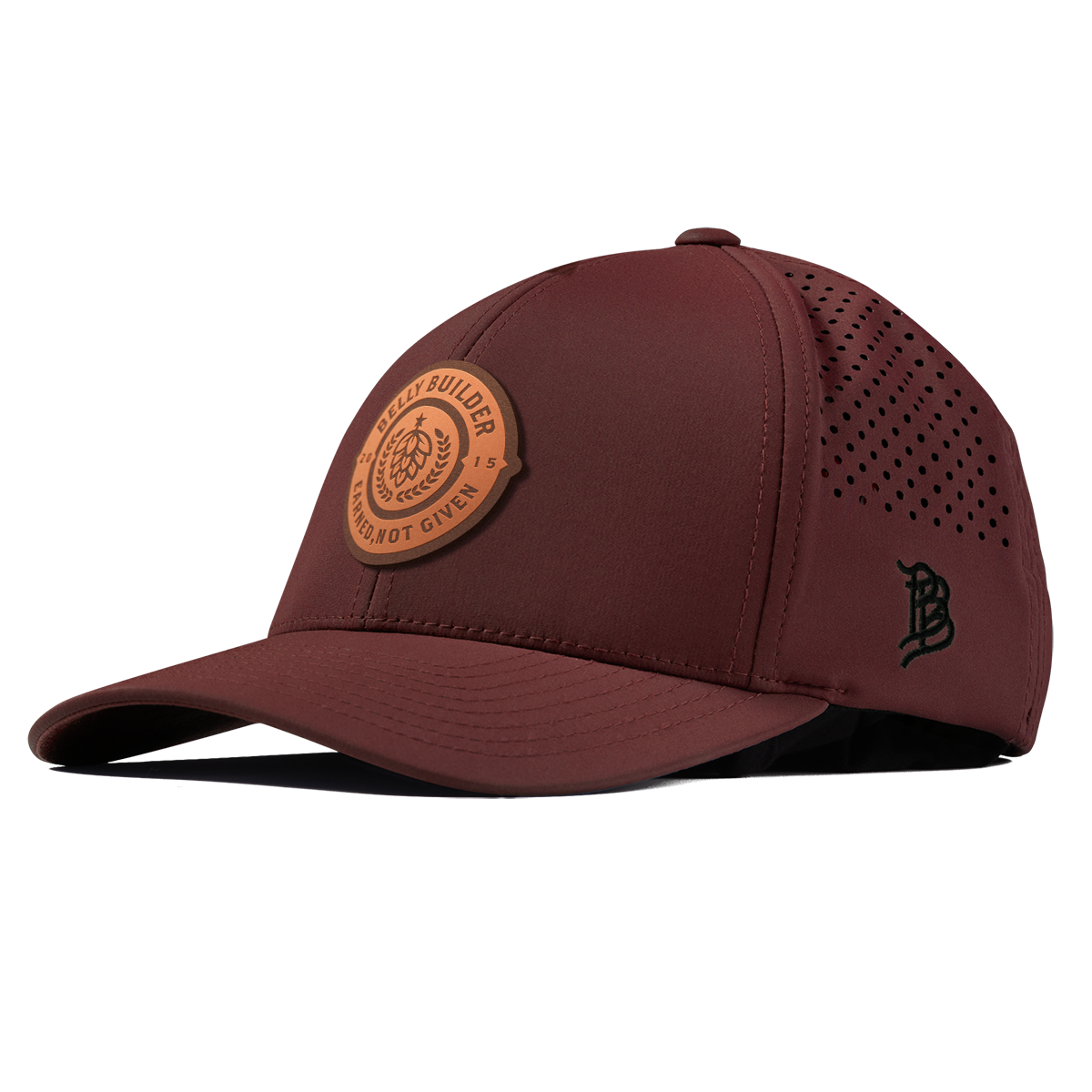 Belly Builder Curved Performance Maroon