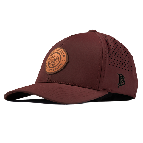 Belly Builder Curved Performance Maroon