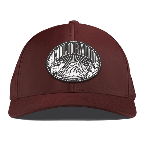 Colorado Traveler Curved Performance Maroon