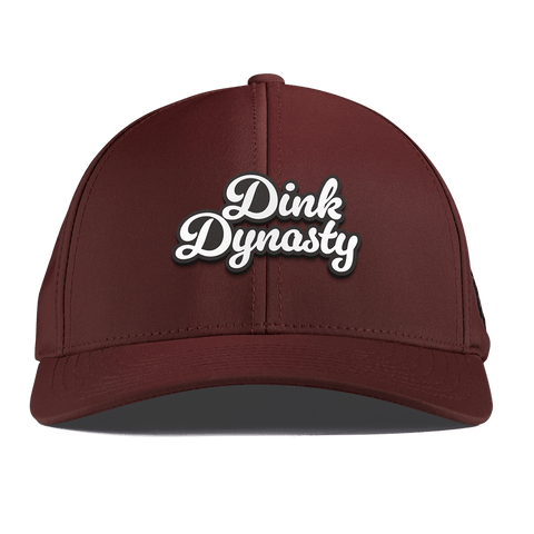 Dink Dynasty Script Curved Performance Maroon