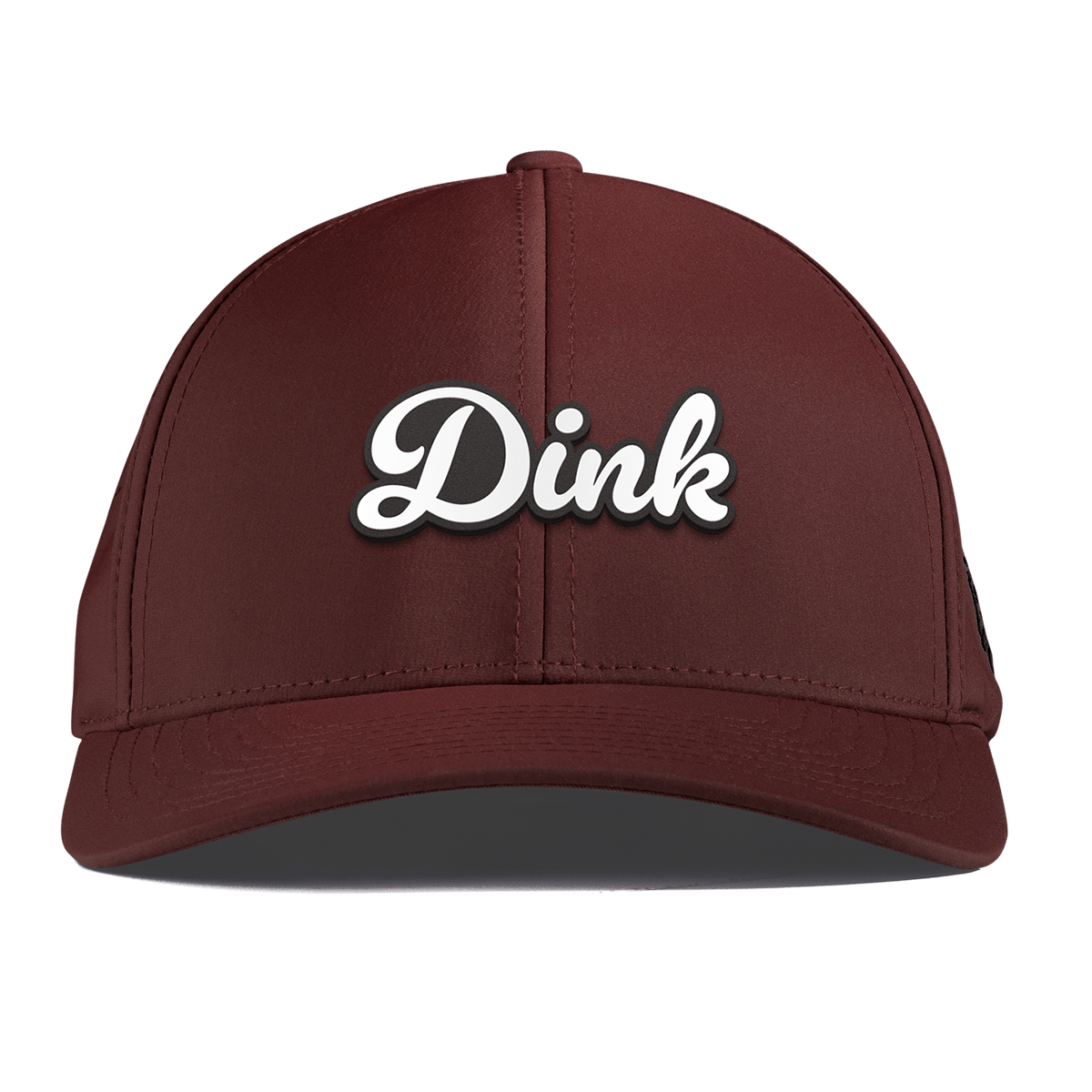 Dink Script Curved Performance Maroon
