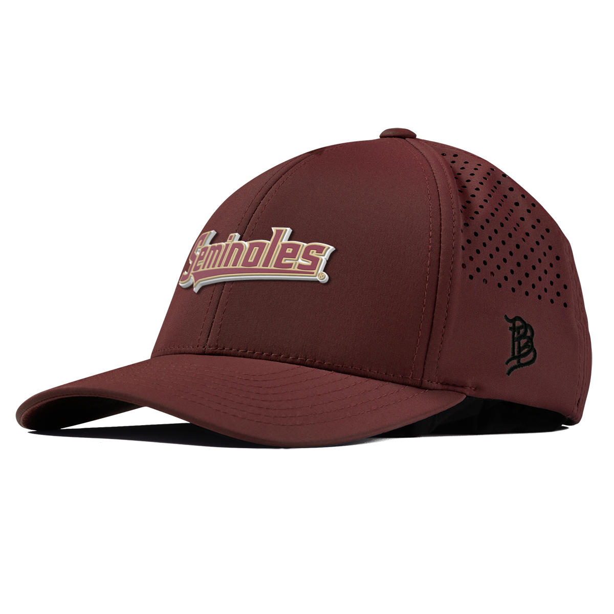 Florida State University "FSU Seminoles Block" Curved Performance Maroon 