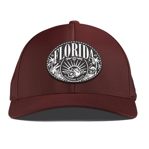 Florida Traveler Curved Performance Maroon
