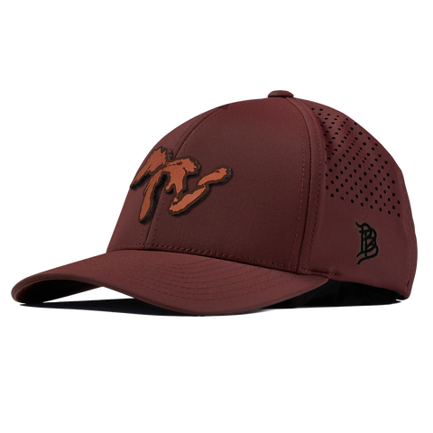 The Great Lakes Curved Performance Maroon