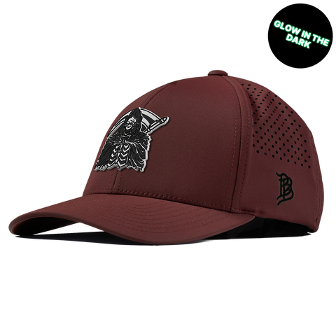 Grim Reaper Glow Curved Performance Maroon
