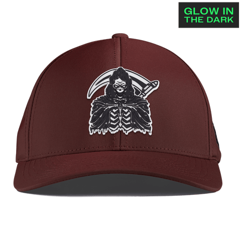 Grim Reaper Glow Curved Performance Maroon