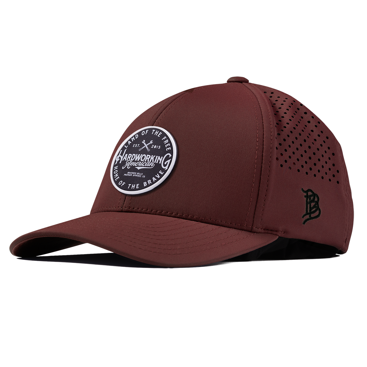 Hardworking PVC Curved Performance Maroon