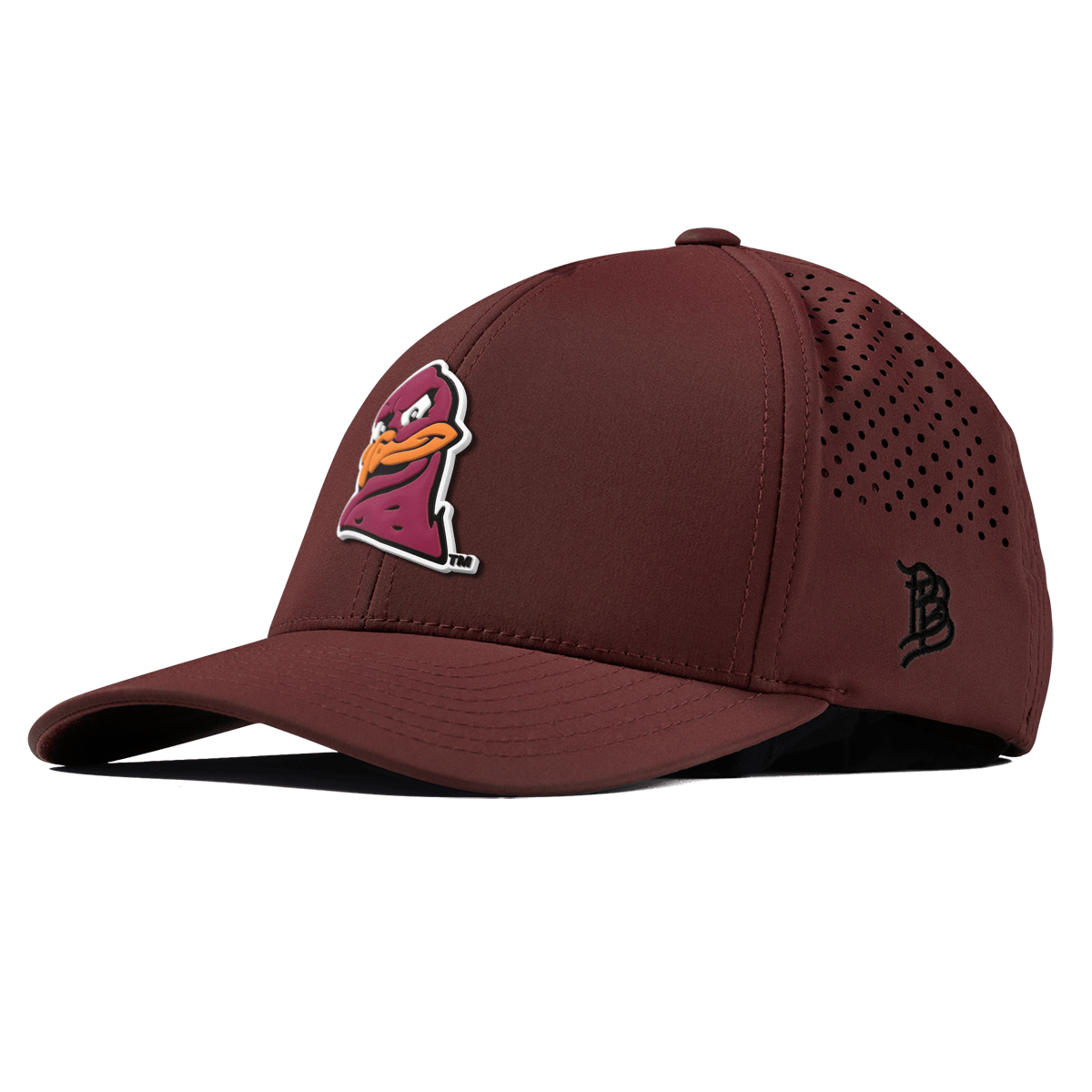 Virginia Tech University "HokieBird" Curved Performance Maroon