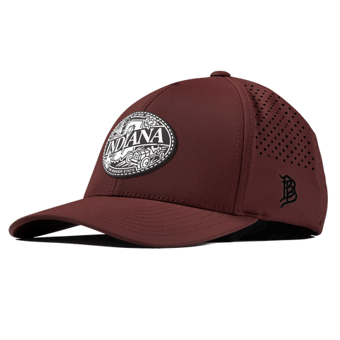 Indiana Traveler Curved Performance Maroon
