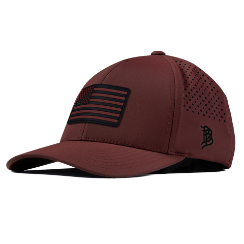 United Old Glory Curved Performance Maroon