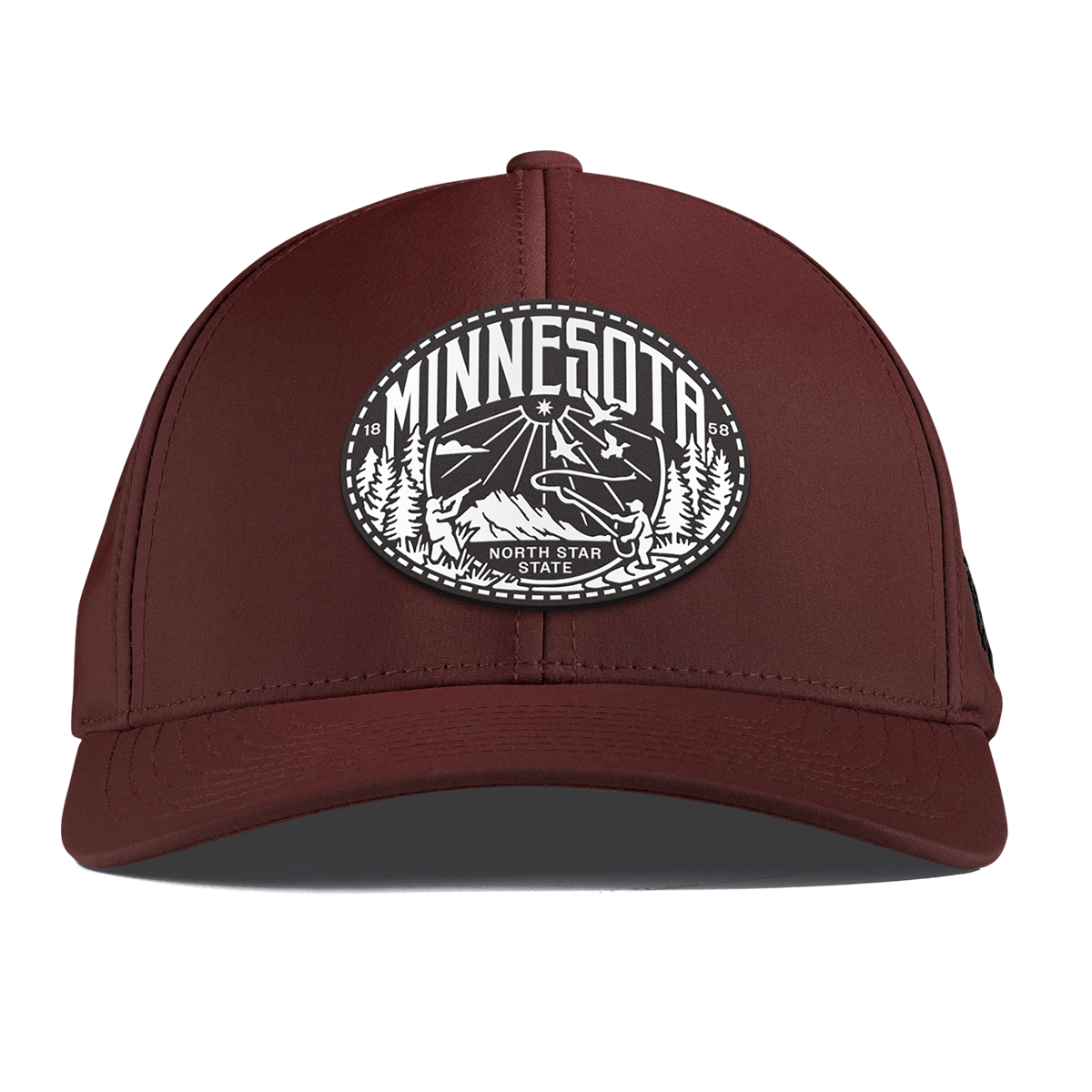 Minnesota Traveler Curved Performance Maroon