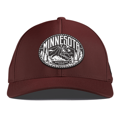 Minnesota Traveler Curved Performance Maroon
