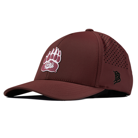 University of Montana "Montana Grizz" Curved Performance Maroon