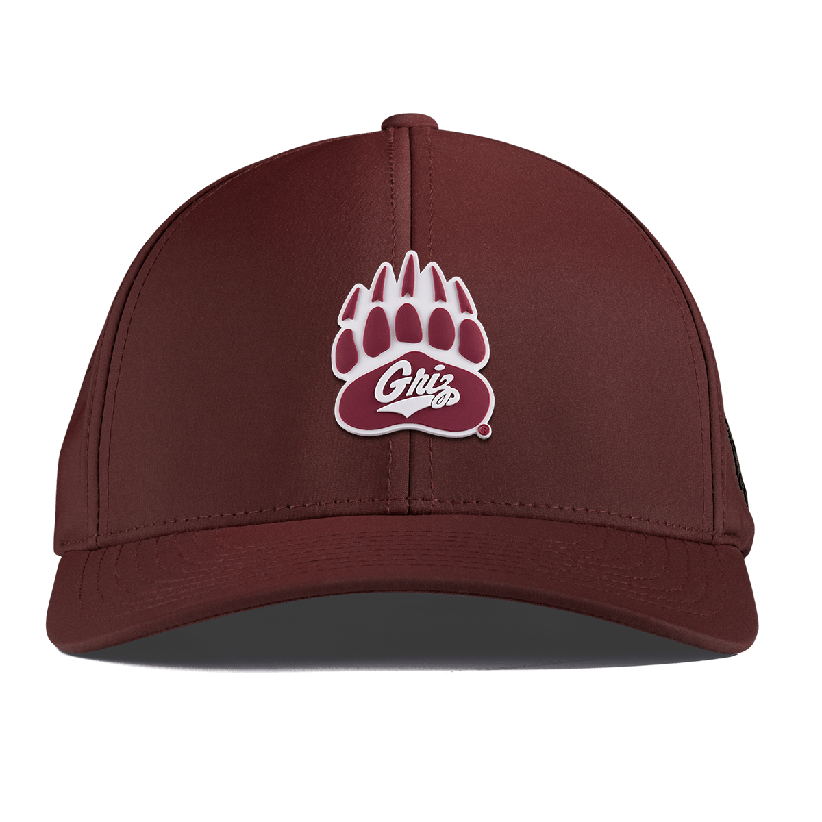 University of Montana "Montana Grizz" Curved Performance Maroon