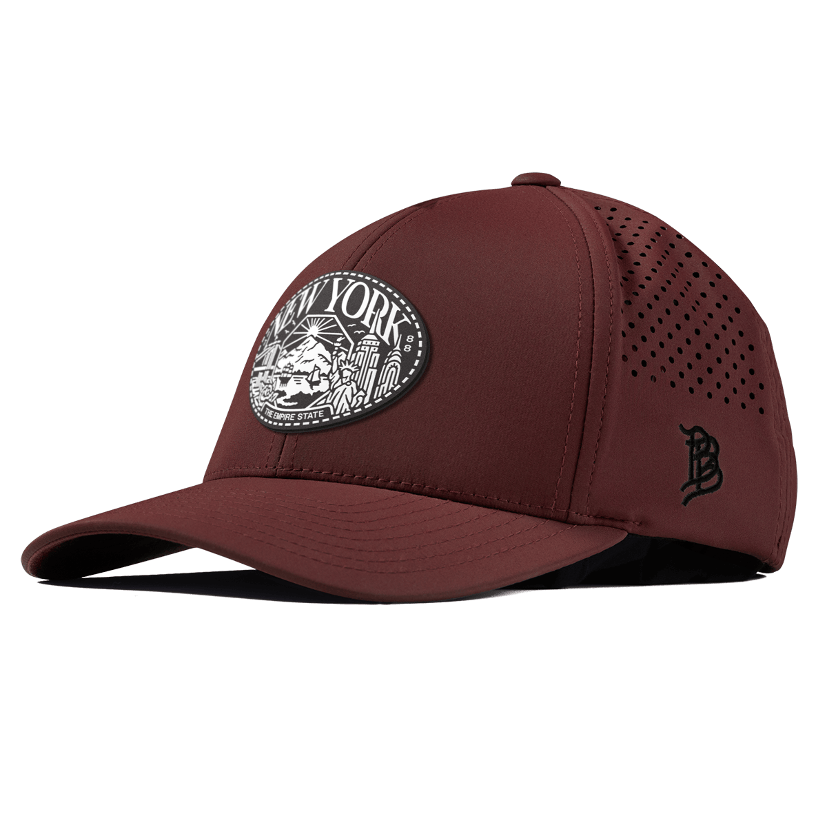 New York Traveler Curved Performance Maroon