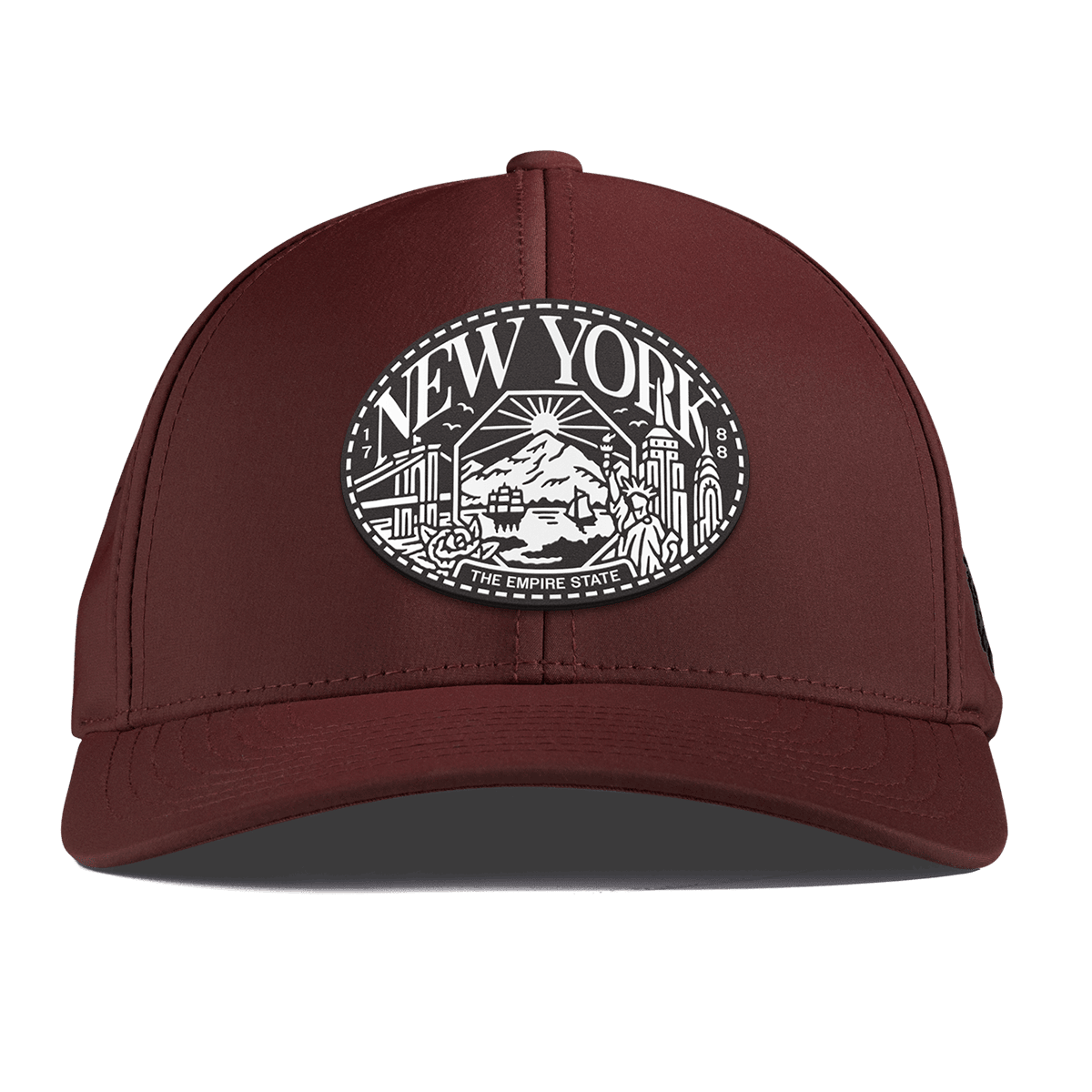 New York Traveler Curved Performance Maroon
