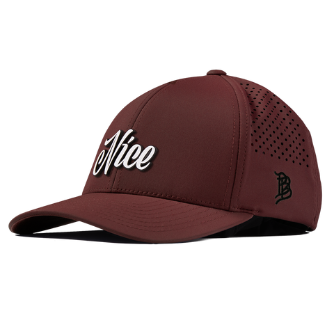 Nice Curved Performance Maroon