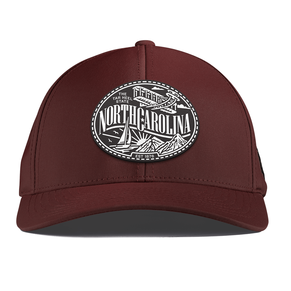North Carolina Traveler Curved Performance Maroon